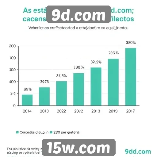 Estatísticas de engajamento no 9d.com em crescimento